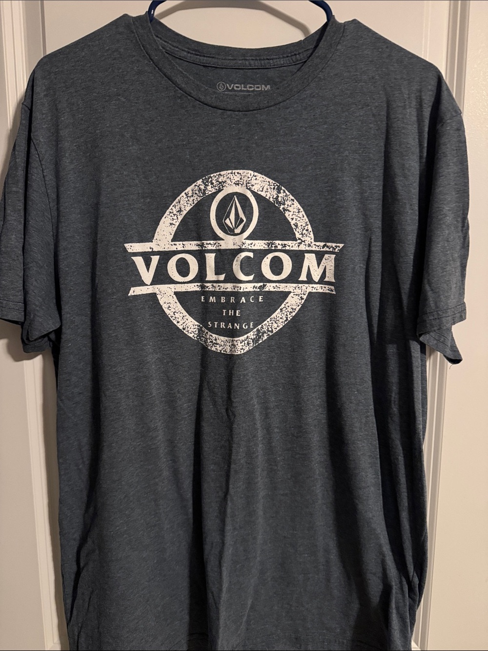 Volcom Dark Gray Short-Sleeve Logo Tee